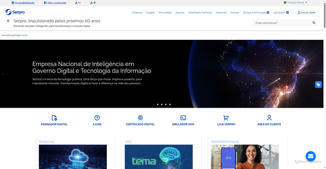 Security scan screenshot of https://router-ha.estaleiro.serpro.gov.br