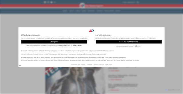 Security scan screenshot of https://4players.de