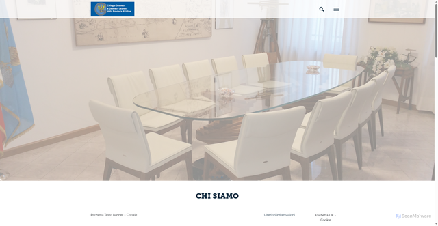 Security scan screenshot of https://www.geometri-udine.it/it