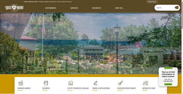 Security scan screenshot of https://rockymountva.org/