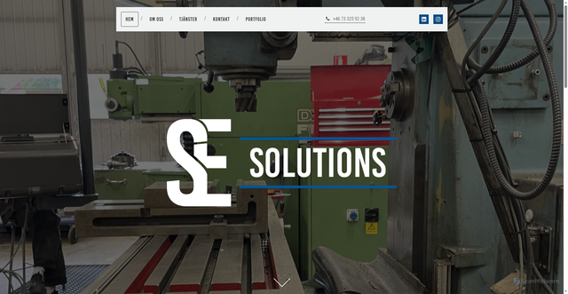 Security scan screenshot of https://se-solutions.se