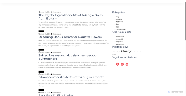 Security scan screenshot of https://postaconsultora.com