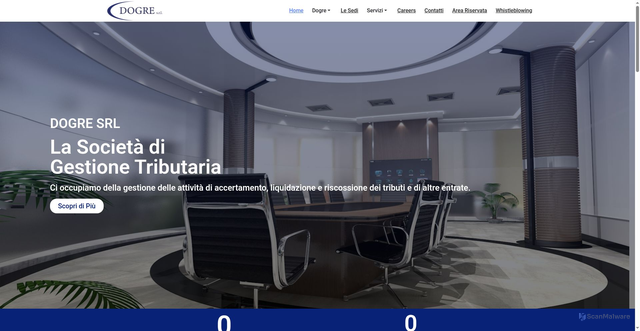 Security scan screenshot of https://www.dogresrl.it/