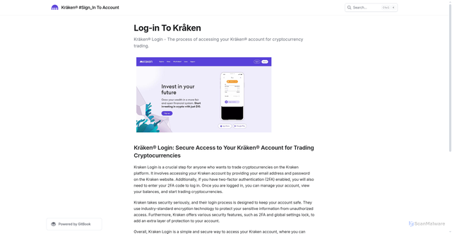 Security scan screenshot of https://crknlgun.gitbook.io/us/