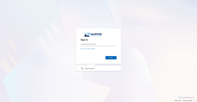 Security scan screenshot of https://marinecreditunion.file.force.com