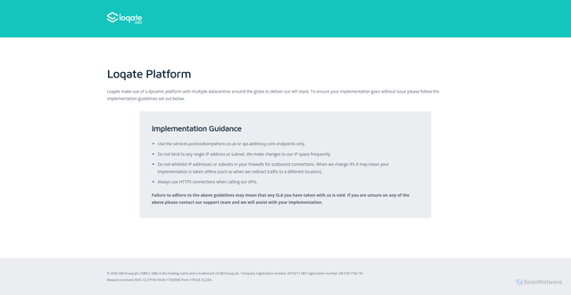 Security scan screenshot of https://mindn11116.pcapredict.com