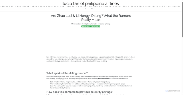 Security scan screenshot of https://yixunhuipiaositus-dp0r85vn8xgr.edgeone.app/are-zhao-lusi-li-hongyi-dating.html