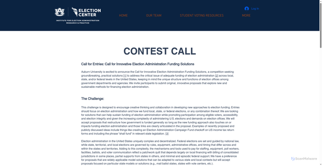 Security scan screenshot of https://www.au-elections.com/symposia