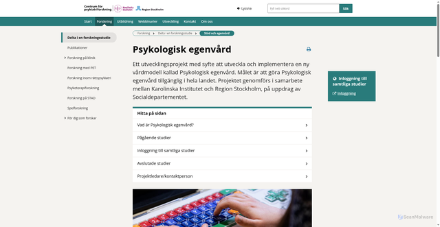 Security scan screenshot of https://stodochegenvard.se