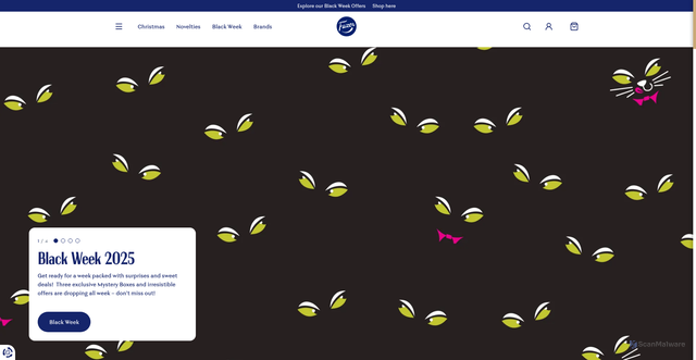 Security scan screenshot of https://www.fazer.com/
