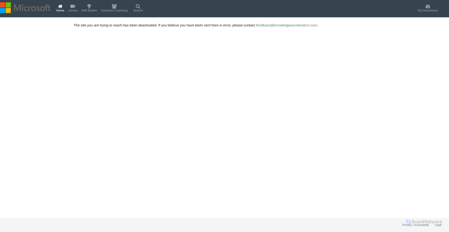 Security scan screenshot of http://microsoft.empowerbydxc.com/errors/404.aspx