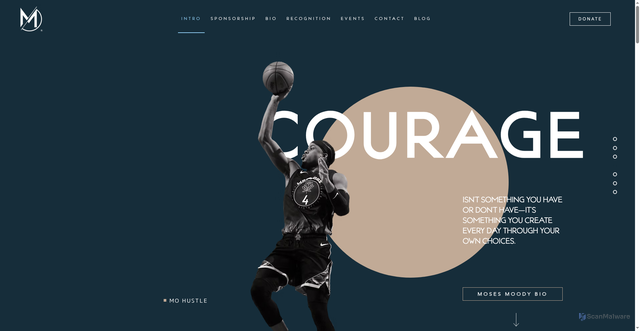 Security scan screenshot of https://www.mosesmoody.com/