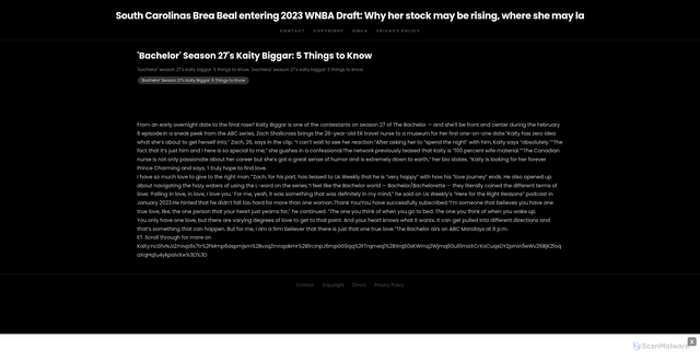 Security scan screenshot of https://attformehugo-ejwtv8ajvw.edgeone.app/14131-bachelor-season-27s-kaity-biggar-5-things-to-know.html