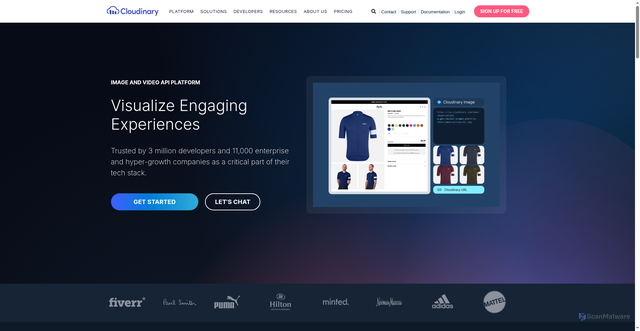 Security scan screenshot of https://assets.corsair.com