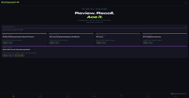 Security scan screenshot of https://prof-issues-prelimrev-lxmt8b9yiw.edgeone.app/