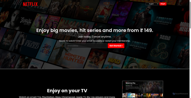 Security scan screenshot of http://myflix-two-sand.vercel.app/