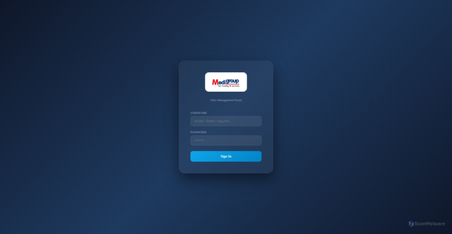 Security scan screenshot of https://medigroup-crm.pages.dev/%7B%60tel:$%7Bd.phonePersonal.replace(/%5Cs%7C-/%7BLOGO_SRC%7D