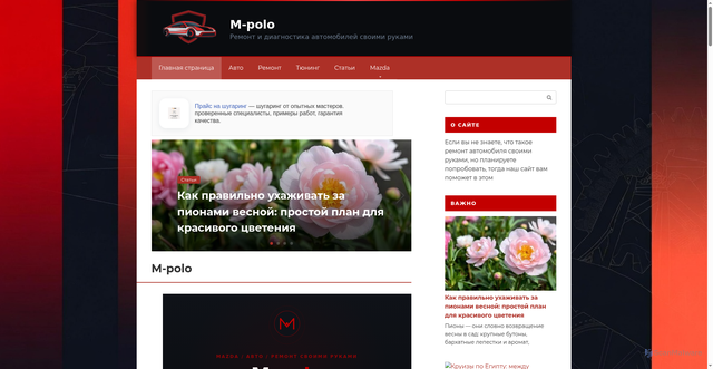 Security scan screenshot of https://m-polo.ru