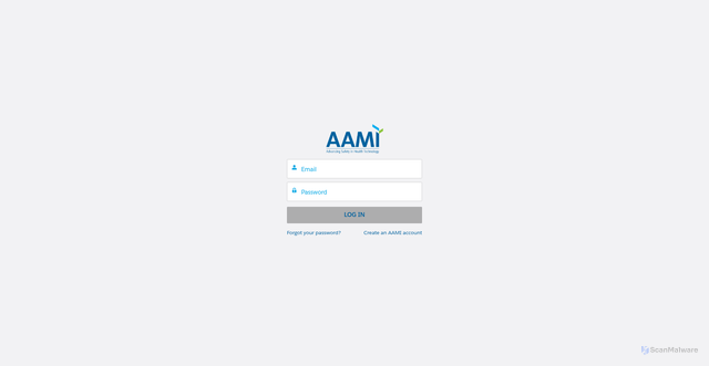 Security scan screenshot of https://store.aami.org