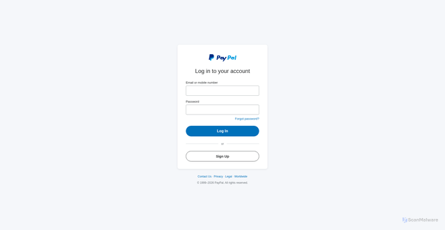 Security scan screenshot of pay-pal-omega.vercel.app