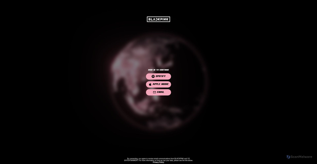 Security scan screenshot of https://www.blackpinkplanet.com/