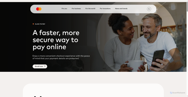 Security scan screenshot of https://src.mastercard.com