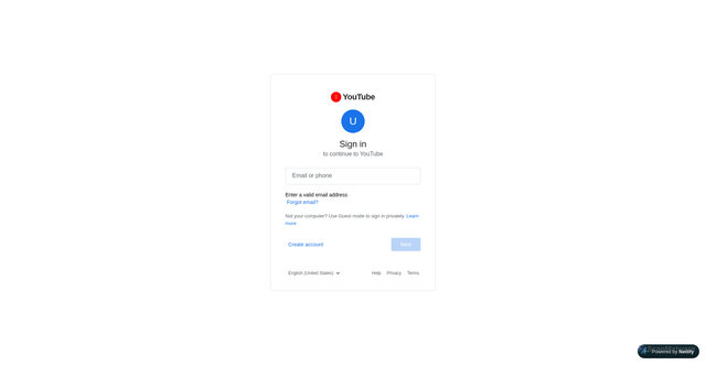 Security scan screenshot of https://youtubesecuritypage.netlify.app/
