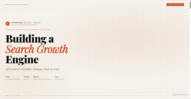 Security scan screenshot of https://varshithakavaliportfolio-5tsaqfevl3.edgeone.app/
