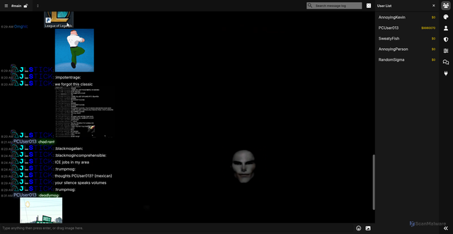 Security scan screenshot of https://wokecat.com/main