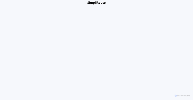 Security scan screenshot of https://app3.simpliroute.com