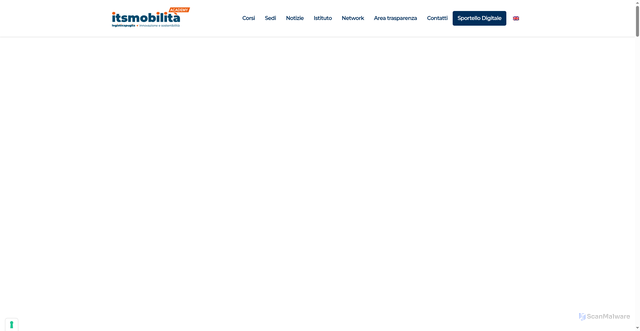 Security scan screenshot of https://www.itslogisticapuglia.it