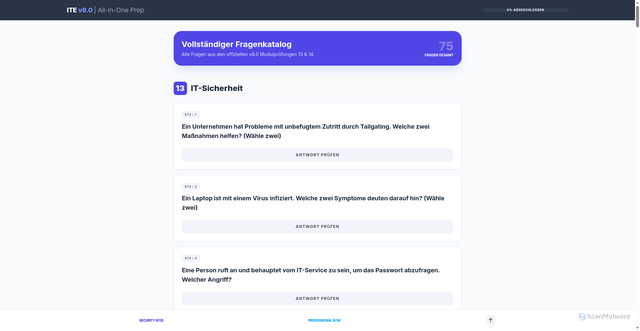Security scan screenshot of https://visionneural231-ax8hgk01qz.edgeone.app/