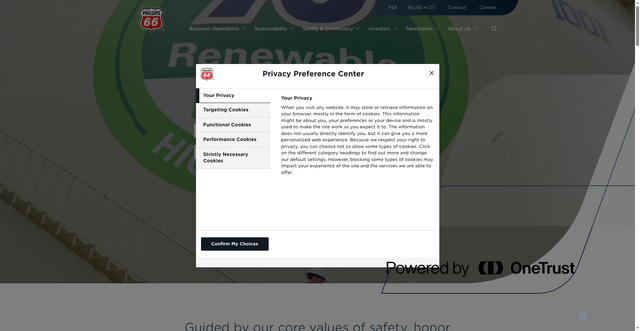 Security scan screenshot of https://www.phillips66.com/