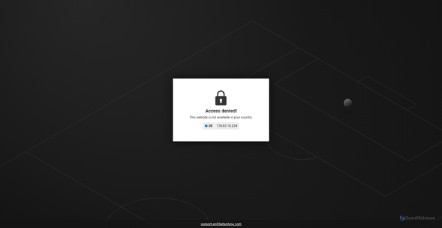 Security scan screenshot of https://betandyou.com