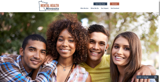 Security scan screenshot of https://mentalhealthmn.org/