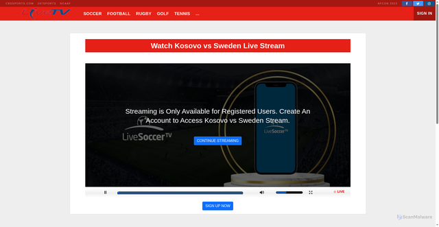 Security scan screenshot of https://www.2022annualreport.urj.org/mbc/video/video-kosovo-vs-sweden-tvs4745478547.html