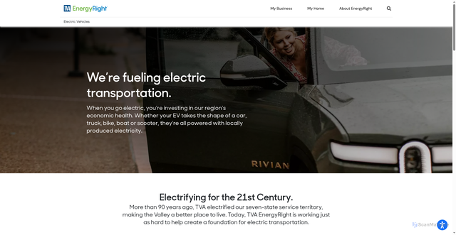Security scan screenshot of https://energyright.com/ev/