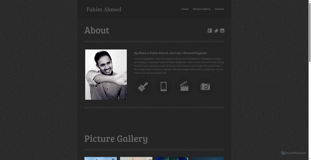 Security scan screenshot of https://myfahim.com