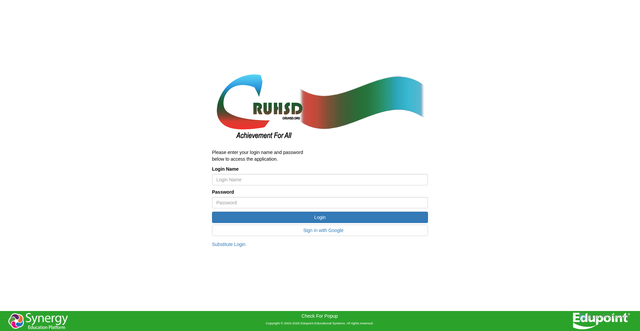 Security scan screenshot of https://cruhsd.apscc.org