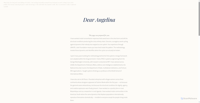 Security scan screenshot of https://syschgapp-nyqu3irl1e.edgeone.app/angelinaj-land.html