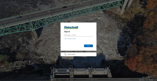 Security scan screenshot of https://helpdesk.kleinschmidtgroup.com