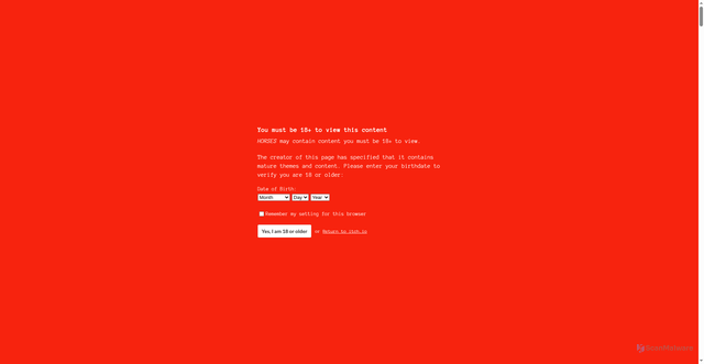 Security scan screenshot of https://santaragione.itch.io/horses