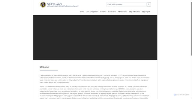 Security scan screenshot of https://ceq.doe.gov/