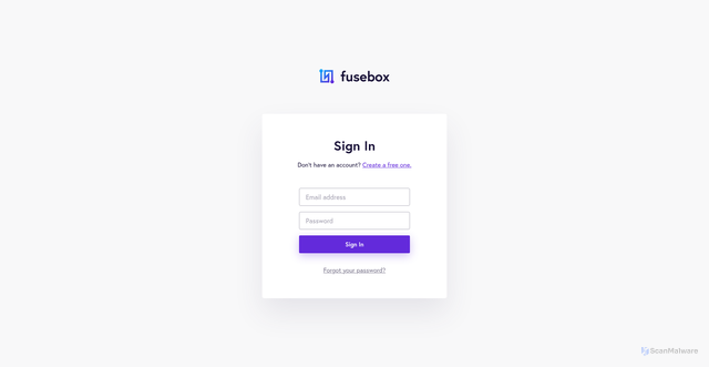 Security scan screenshot of https://app.fusebox.fm
