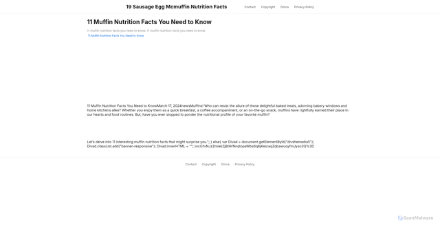 Security scan screenshot of https://triciasyzsitus-dpz7yaqmqwtv.edgeone.app/11-muffin-nutrition-facts-you-need-to-know.html