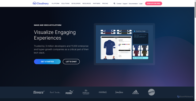 Security scan screenshot of https://fiverr-res.cloudinary.com