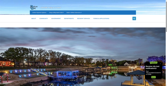 Security scan screenshot of https://cityofpelicanbay.com/