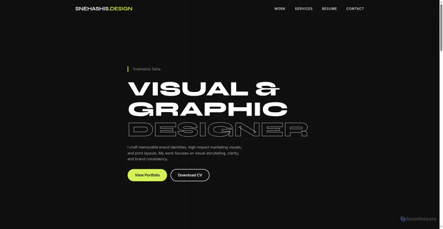 Security scan screenshot of https://snehashisdesign-hk8jdsc9yk.edgeone.app/