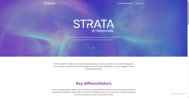 Security scan screenshot of https://gotostrata.com