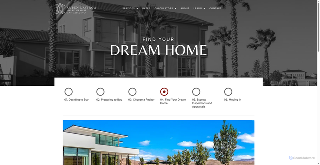 Security scan screenshot of https://onlinelasvegashomes.com/buyers/find-your-dream-home/